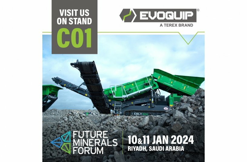 EvoQuip to exhibit at Future Minerals Forum 2024<br>IMAGE SOURCE: EvoQuip