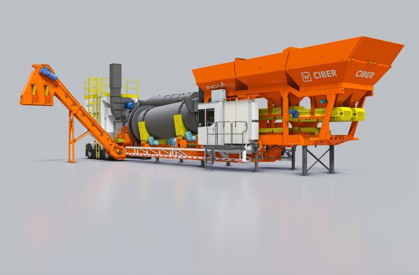 Ciber setzt mit der mobilen Asphaltmischanlage iNOVA 1200 Maßstäbe in Sachen Mobilität, Qualität und Effizienz auf dem lateinamerikanischen Markt.<br>BILDQUELLE: WIRTGEN GROUP