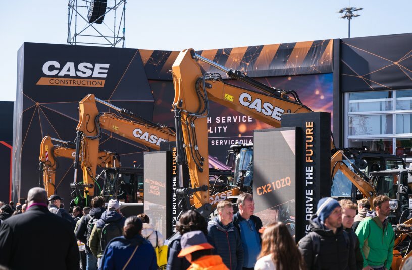  CASE Construction Equipment treibt die Zukunft auf der erfolgreichen Baumesse Bauma 2025 voran<br>BILDQUELLE: CASE