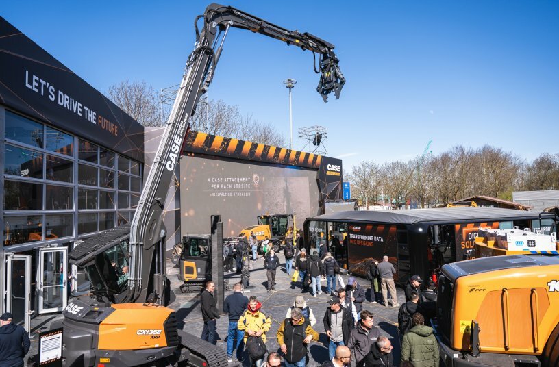 CASE Construction Equipment treibt die Zukunft auf der erfolgreichen Baumesse Bauma 2025 voran<br>BILDQUELLE: CASE