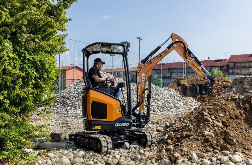 CASE D-Series Mini-Excavator CX19D<br>IMAGE SOURCE: CASE Construction Equipment