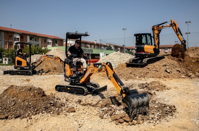 CASE D-Series Mini-Excavator - 7 CX19D, CX15EV, CX65D<br>IMAGE SOURCE: CASE Construction Equipment