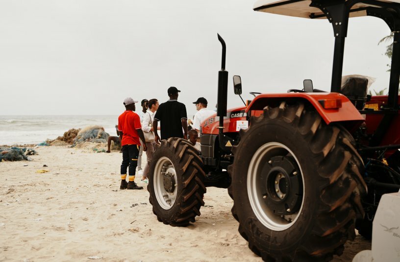 Case IH brings beach care project to Africa<br>IMAGE SOURCE: CNH Industrial N.V.; CASE IH