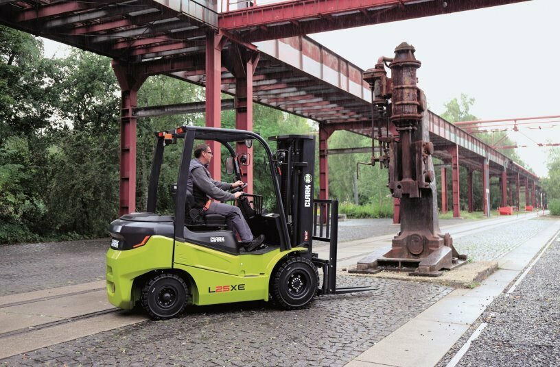 The electric drive ensures powerful acceleration thanks to immediately available maximum torque and optimum power delivery<br>IMAGE SOURCE: CLARK Europe GmbH