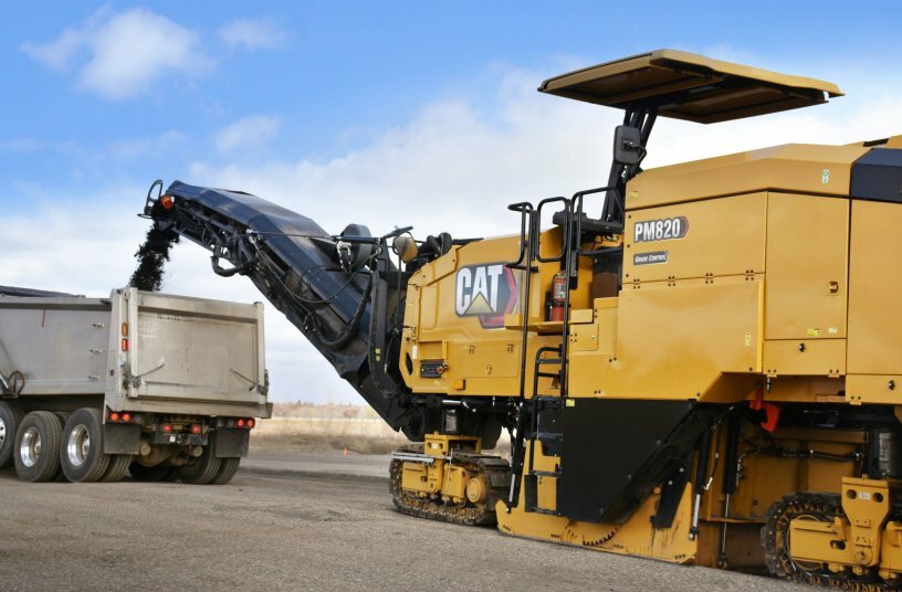 Cat PM820 Cold Planer<br>IMAGE SOURCE: Caterpillar