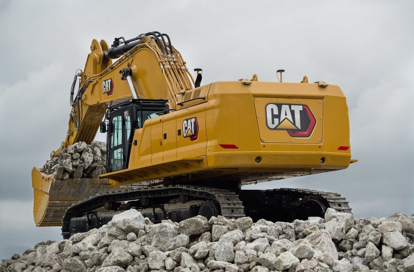 Cat 395 excavator <br> Image source: Caterpillar UK Ltd.