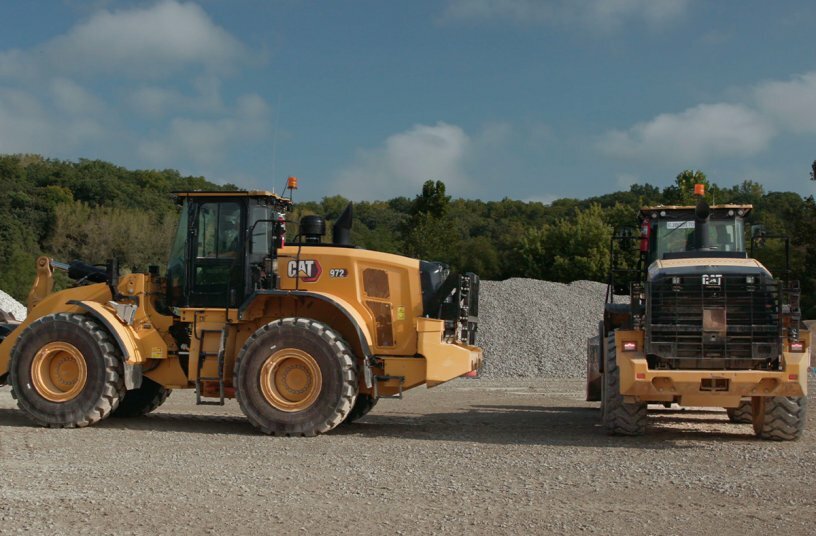 Caterpillar announces Collision Warning System and other technology options for Cat® medium wheel loaders<br>IMAGE SOURCE: Caterpillar