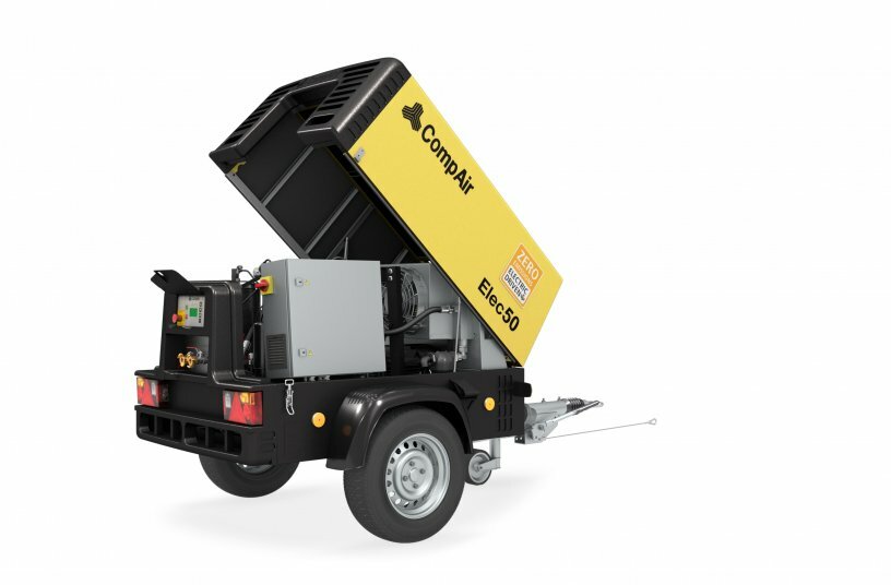 The Elec50 is based on the well-known C50 vehicle compressor from CompAir.<br>IMAGE SOURCE: CompAir