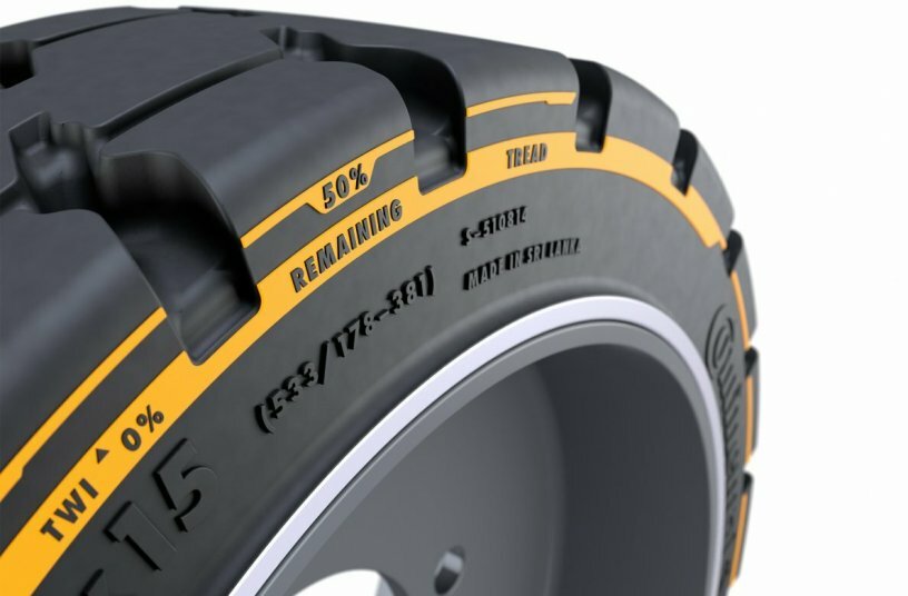 Tread wear indicators indicate when a tire is worn out and needs to be replaced.<br>IMAGE SOURCE: Continental Tires