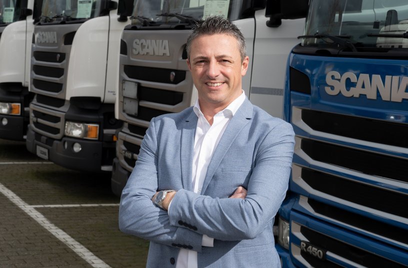 Jörg Seelbach, Bereichsleitung Scania Rent und Used für Deutschland Österreich. <br> Bildquelle: Scania Rent Deutschland Österreich