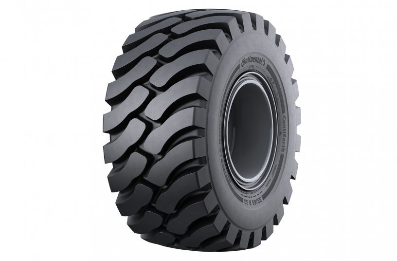 With its solid tread block design, the LD-Master L5 Traction provides secure control and productivity for demanding load tasks.<br>IMAGE SOURCE: Continental Tires