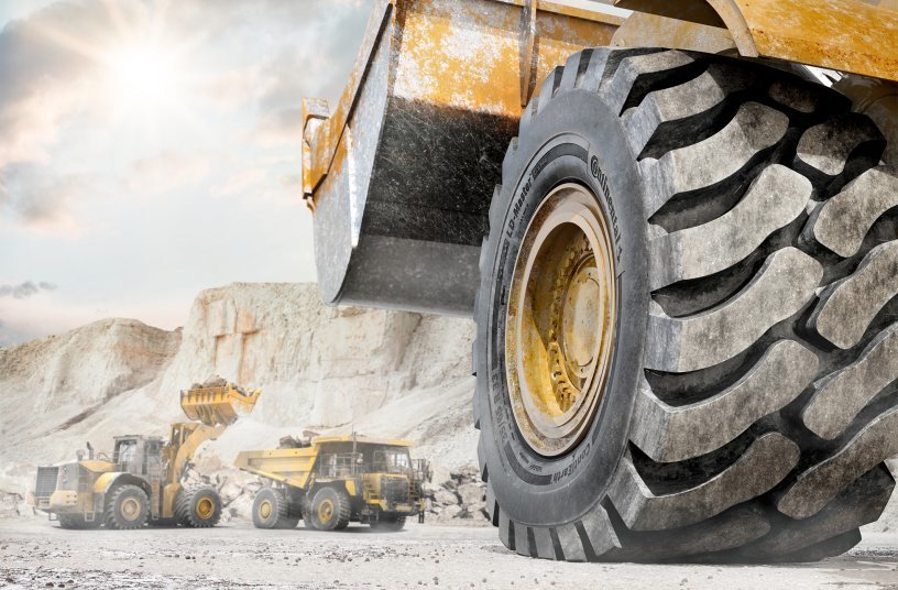 With the LD-Master L5 Traction, Continental expands the ContiEarth range.<br>IMAGE SOURCE: Continental Tires