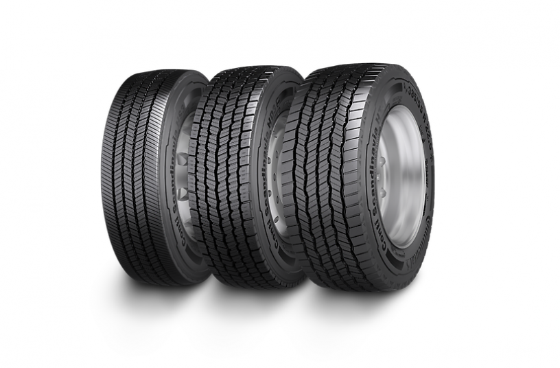 Die neue Scandinavia-Reifenfamilie: Jetzt komplettiert mit dem 22,5-Zoll-Reifen. <br> Bildquelle: Continental Reifen Deutschland GmbH 