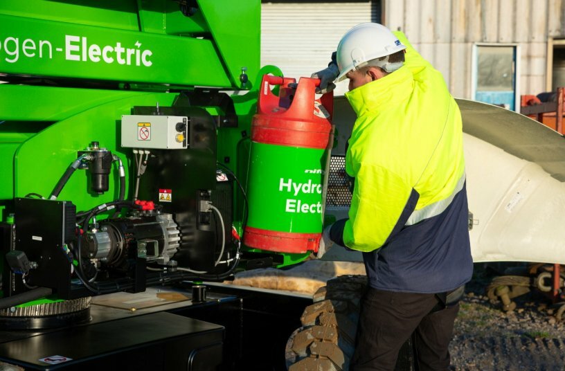 Deutschland befürwortet Hubarbeitsbühnen mit Wasserstoff-Elektro-Antrieb <br>BILDQUELLE: Niftylift