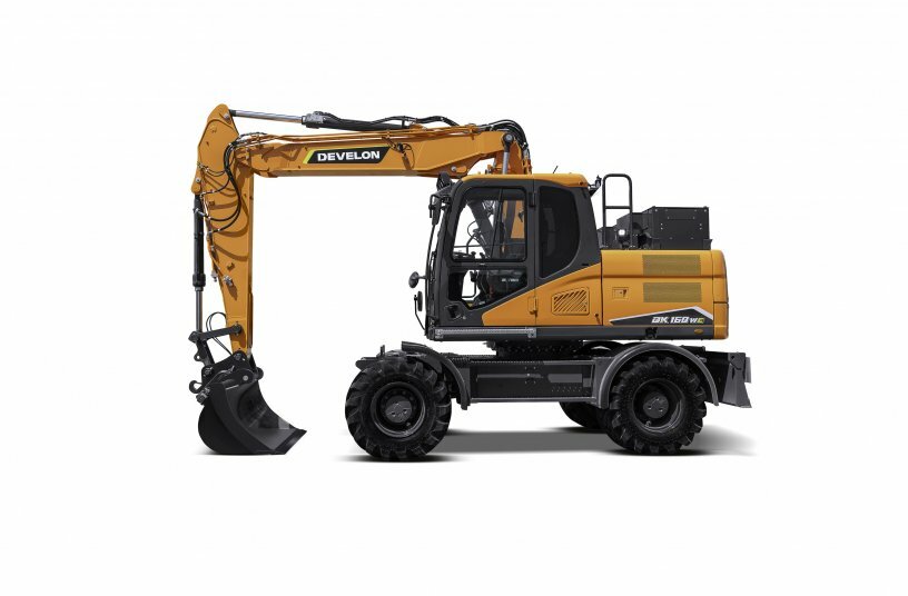 Develon DX160WE-7<br>IMAGE SOURCE: DEVELON
