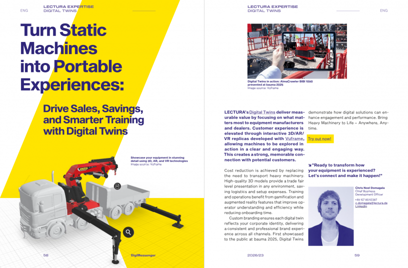 Machines are no longer just physical products<br>IMAGE SOURCE: LECTURA GmbH