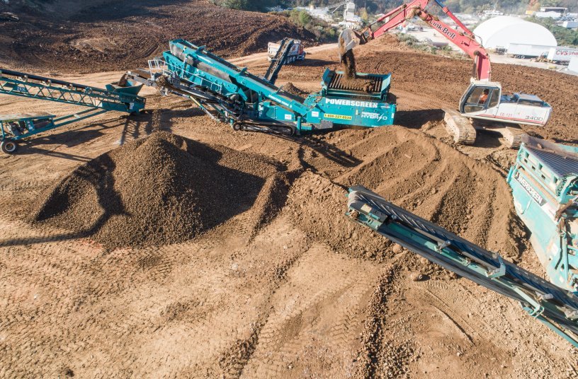 Powerscreen In Touch With Tomorrow At Hillhead 2022<br>IMAGE SOURCE: Powerscreen