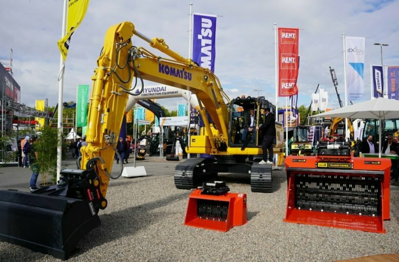 Schlüter Baumaschinen auf der NordBau<br>BILDQUELLE: Schlüter Baumaschinen GmbH 