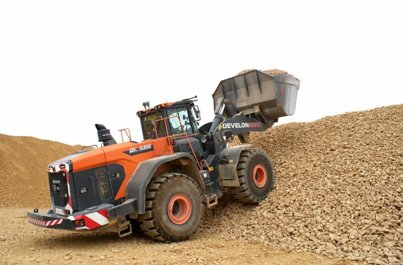 DL580-7 Wheel Loader<br>IMAGE SOURCE: DEVELON