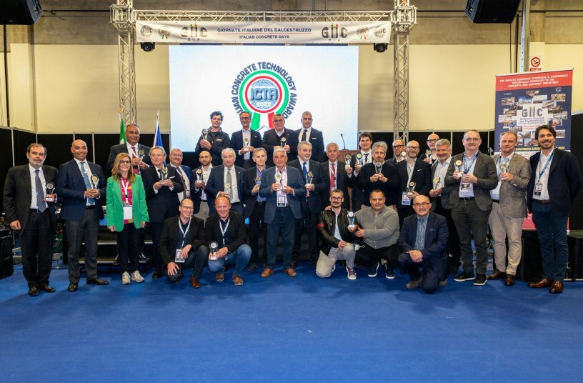 Preisträger der Italian Concrete Technology Awards (ICTA) 2022<br>BILDQUELLE: GIC