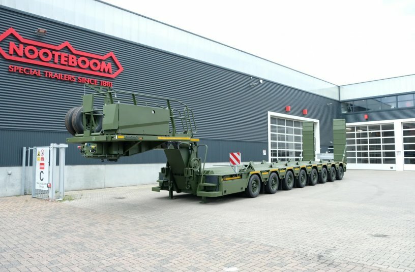 Nooteboom and Rheinmetall introduce advanced 8-axle defence trailer at EUROSATORY<br>IMAGE SOURCE: Nooteboom
