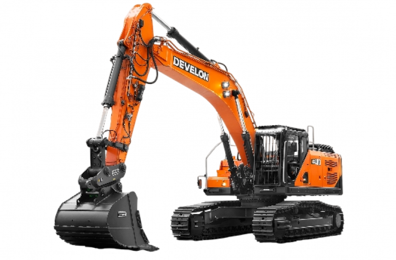 DX400HD-9 excavator<br>IMAGE SOURCE: Develon