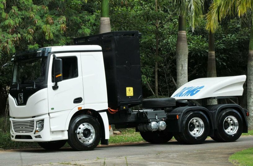 E7-49T electric truck<br>IMAGE SOURCE: XCMG