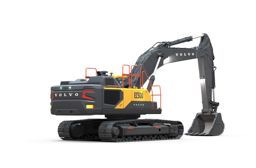 The prototype EC500 unveiled at CONEXPO is a new generation of excavator from Volvo CE<br>IMAGE SOURCE: Volvo Construction Equipment