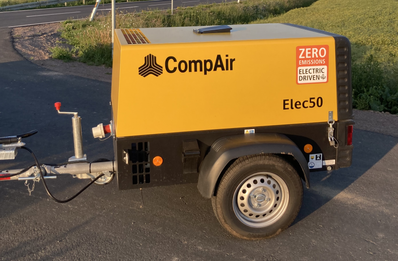 Elec50 – elektrisch angetrieben und drehzahlgeregelt<br>BILDQUELLE: CompAir Gardner Denver Deutschland GmbH