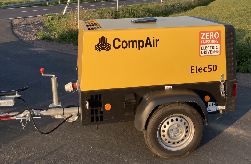 Elec50 – electrically driven and variable speed<br>IMAGE SOURCE: CompAir Gardner Denver Deutschland GmbH