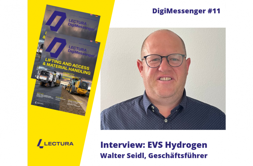 Walter Seidl, Geschäftsführer der Fa. EVS Hydrogen, im Gespräch mit LECTURA Press<br>BILDQUELLE: LECTURA GmbH