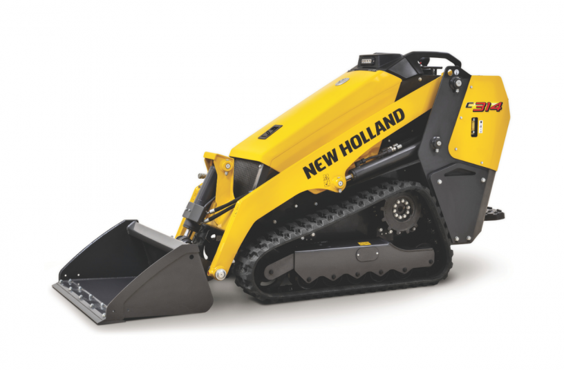 Ditch the shovel, wheelbarrow and all the hard manual labor that goes with them — New Holland's mini track loader is all the equipment you need. The C314’s impressive rated operating capacity and weight help check more jobs off your residential construction or landscaping to-do list. Plus, its narrow frame means there’s no sacrificing top-grade performance in small spaces.<br>IMAGE SOURCE: New Holland Construction