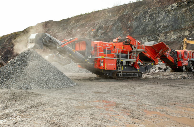 Finlay C-1550+ Tracked Cone Crusher<br>BILDQUELLE: Finlay a Terex Brand