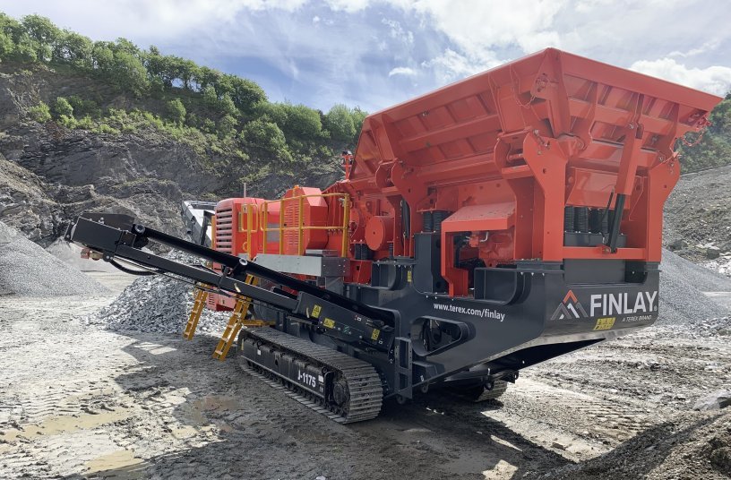 Finlay J-1175 jaw crusher<br>IMAGE SOURCE: Terex Finlay