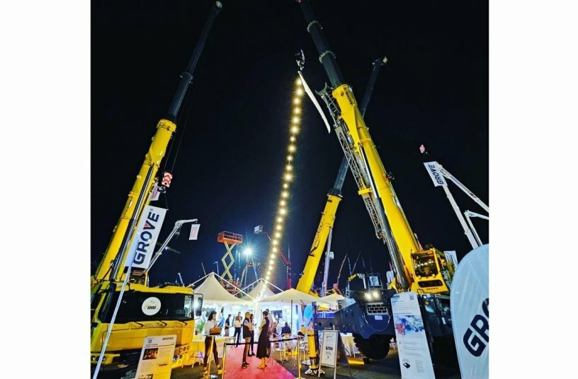 Der Manitowoc-Stand auf der GIS 2023.<br>BILDQUELLE: MANITOWOC COMPANY, INC.