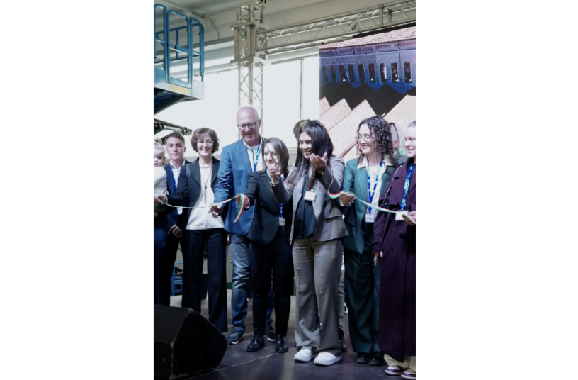 Ribbon cutting ceremony<br>IMAGE SOURCE: MULTITEL