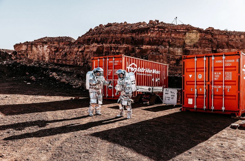 Gebrüder Weiss ist offizieller Logistikpartner der 13. Internationalen Mars Analogmission Amadee-20. <br> Bildquelle: Gebrüder Weiss / Florian Voggeneder