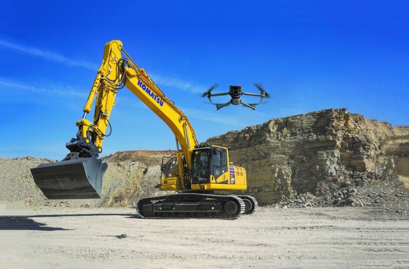 Schlüter für Baumaschinen und G-tec Positioning auf der NordBau 2023<br>BILDQUELLE: Schlüter Baumaschinen GmbH