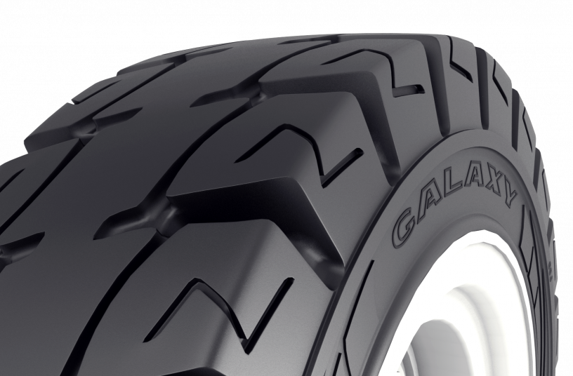 Galaxy MFS 101 SDS: Yokohama Off-Highway Tires (YOHT) präsentiert eine neue Generation von Vollgummireifen für den anspruchsvollen Einsatz von Gabelstaplern in Lagerwirtschaft und Industrie 