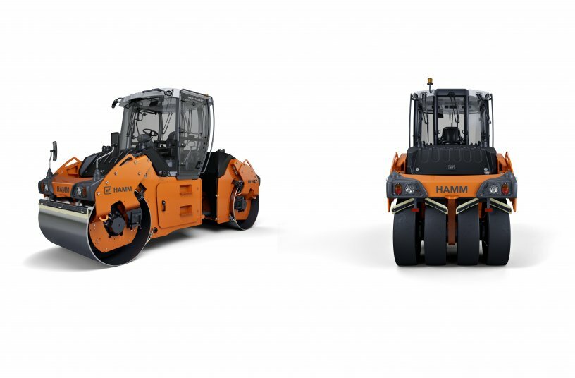 Neue Tandemwalzen HD 90 – HD 110 P-Tier. Die insgesamt vier neuen Modelle werden zunächst in Brasilien und in den Tier 3-Regionen Middle East, Afrika und Südostasien eingeführt.<br>BILDQUELLE: WIRTGEN GROUP