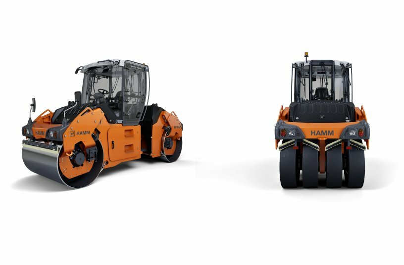 New HD 90–HD 110 P-Tier tandem rollers. The four new models are initially being launched in Brazil and in the Tier 3 regions of the Middle East, Africa and South East Asia.<br>IMAGE SOURCE: WIRTGEN GROUP
