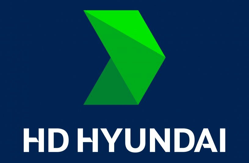 HD Hyundai showcases new logo<br>IMAGE SOURCE: HD Hyundai Construction Equipment