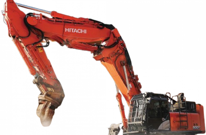 Hitachi ZX500LCK-6 demolition excavator<br>IMAGE SOURCE: Hitachi