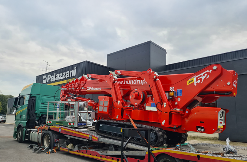 Hundrup expands its rental fleet with the Palazzani Ragno XTJ 52+<br>IMAGE SOURCE: Palazzani Industrie S.p.A.