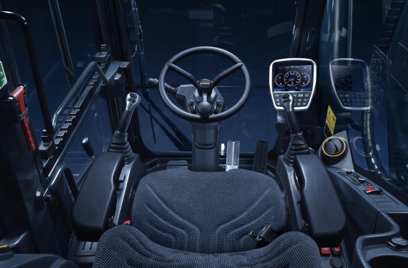 Hyundai Construction Equipment HW150A CR cab<br>IMAGE SOURCE: Hyundai Construction Equipment Europe
