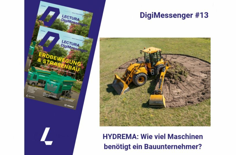 Wie viel Maschinen benötigt ein Bauunternehmer<br>BILDQUELLE: LECTURA GmbH; Hydrema
