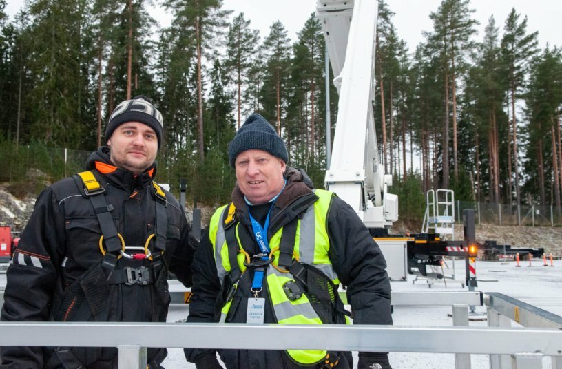 Ilari Nieminen Bronto Skylift and Lee Roebuck LN<br>IMAGE SOURCE: Bronto Skylift