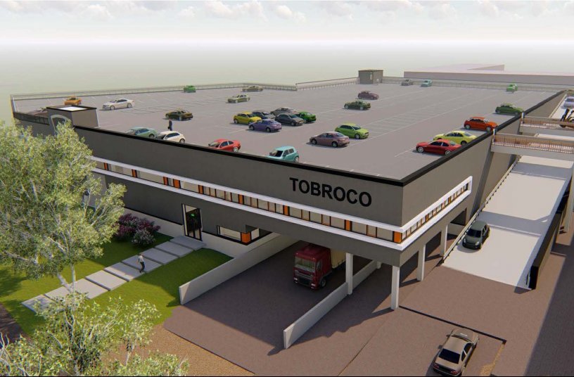 Neubau Montagehalle für Rahmen <br> Bildquelle: TOBROCO-GIANT