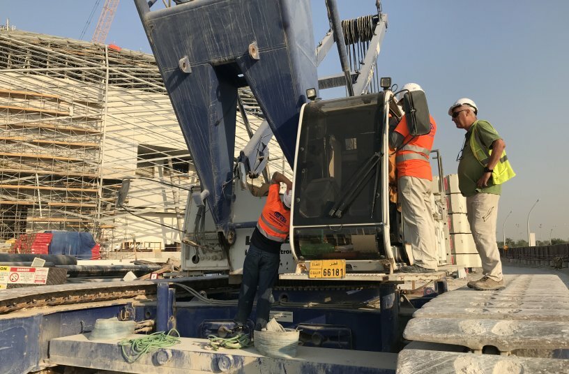 Be it an excavator, a bulldozer or a crawler crane, a thorough inspection is always necessary.<br>IMAGE SOURCE: MEVAS