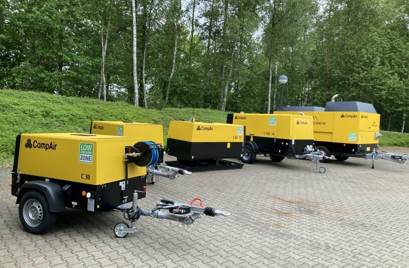 Elec50 – elektrisch angetrieben und drehzahlgeregelt<br>BILDQUELLE:  CompAir Gardner Denver Deutschland GmbH